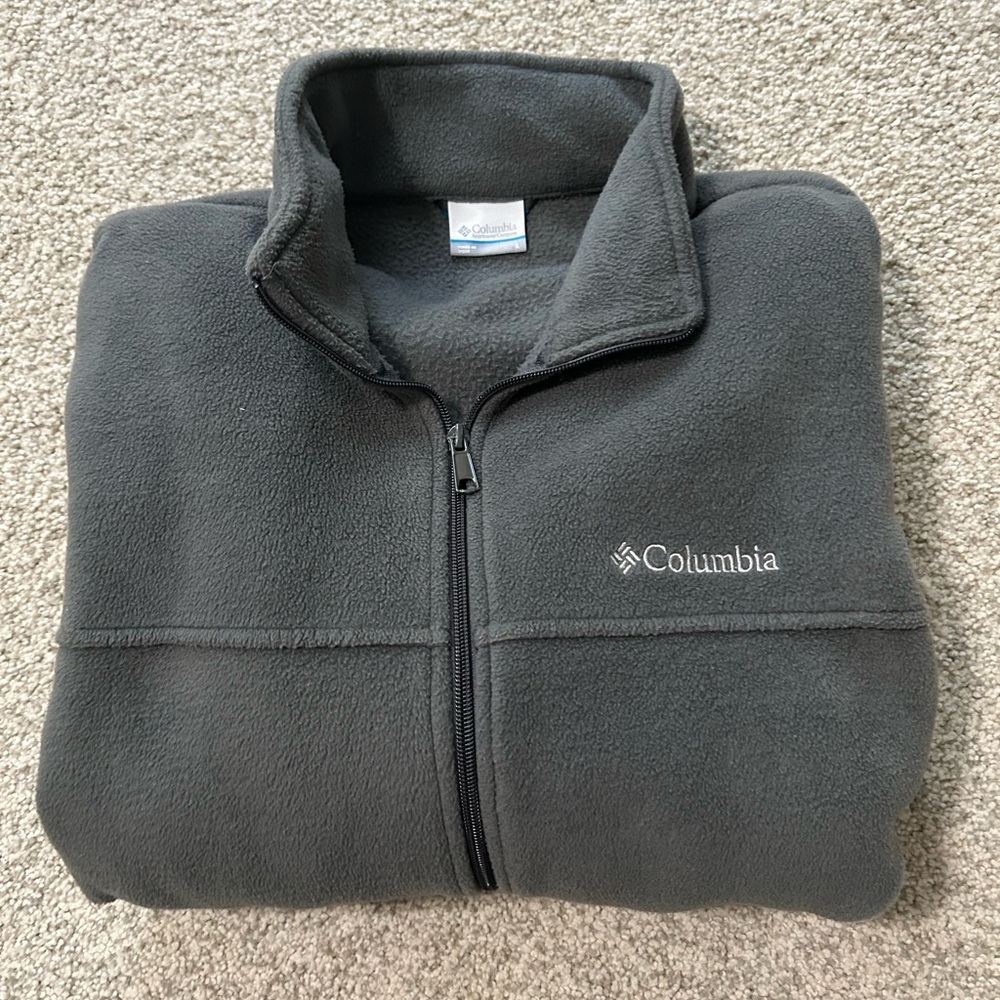 Columbia Charcoal Fleece Jacket
